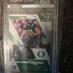 Justin Herbert Graded Rookie Card